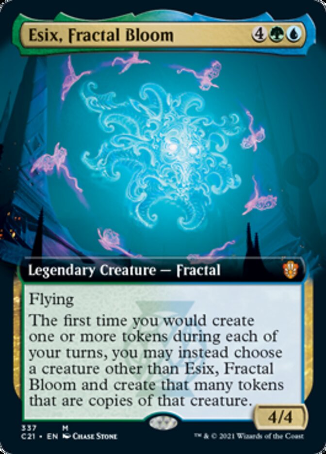 Esix, Fractal Bloom (Extended Art) [Commander 2021] | Deep Dive Games St. Marys