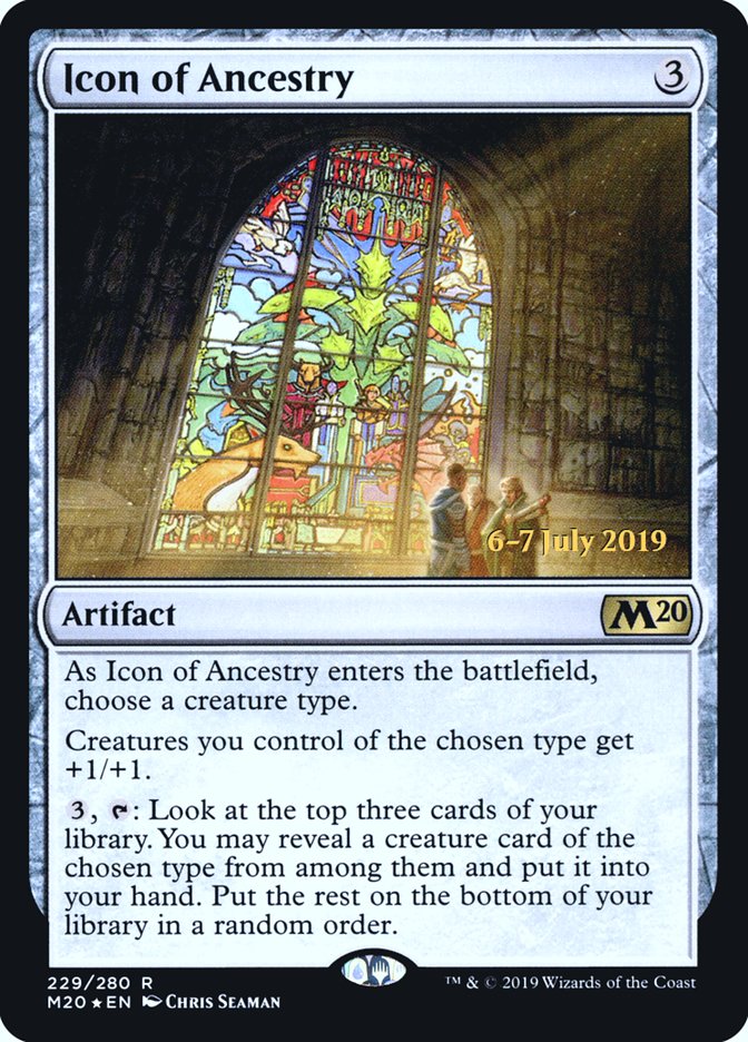 Icon of Ancestry [Core Set 2020 Prerelease Promos] | Deep Dive Games St. Marys