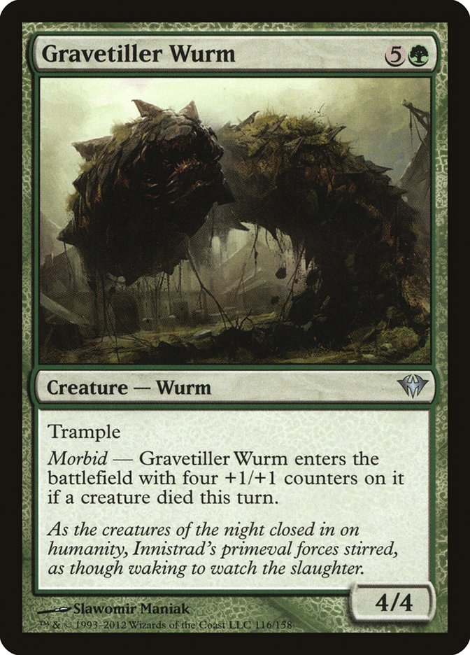 Gravetiller Wurm [Dark Ascension] | Deep Dive Games St. Marys