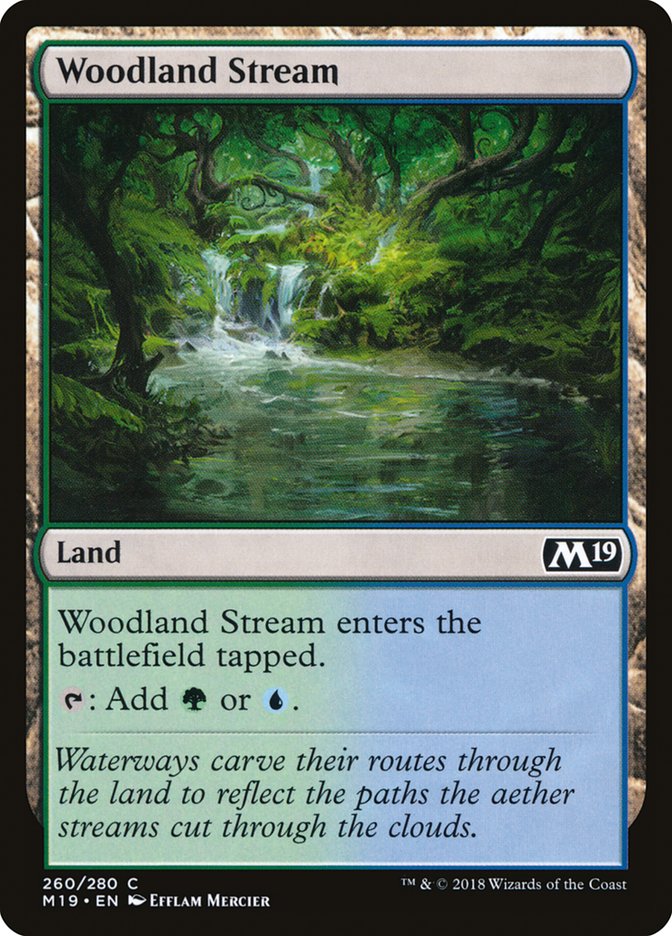 Woodland Stream [Core Set 2019] | Deep Dive Games St. Marys