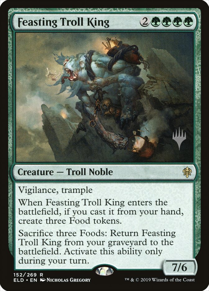 Feasting Troll King (Promo Pack) [Throne of Eldraine Promos] | Deep Dive Games St. Marys