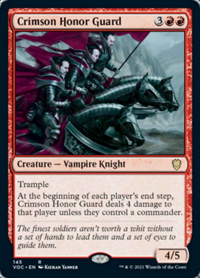 Crimson Honor Guard [Innistrad: Crimson Vow Commander] | Deep Dive Games St. Marys