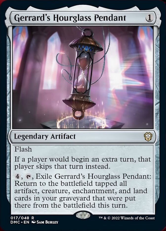 Gerrard's Hourglass Pendant [Dominaria United Commander] | Deep Dive Games St. Marys