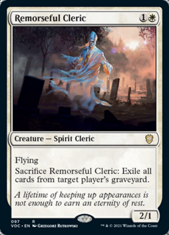 Remorseful Cleric [Innistrad: Crimson Vow Commander] | Deep Dive Games St. Marys