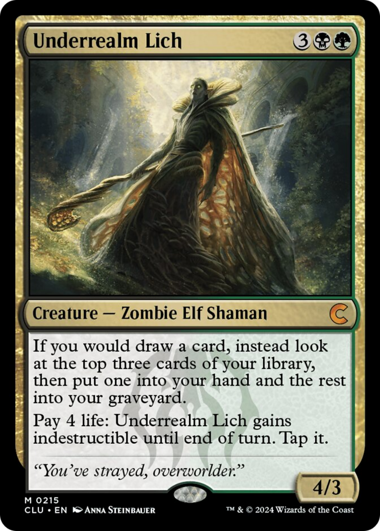 Underrealm Lich [Ravnica: Clue Edition] | Deep Dive Games St. Marys