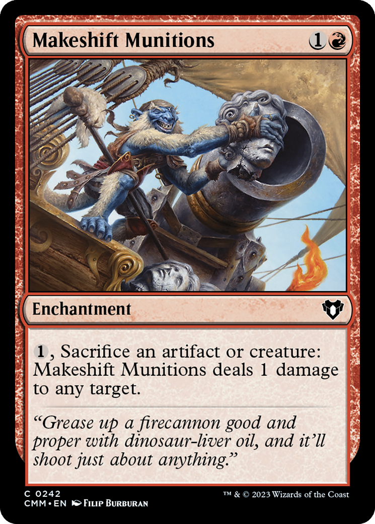 Makeshift Munitions [Commander Masters] | Deep Dive Games St. Marys