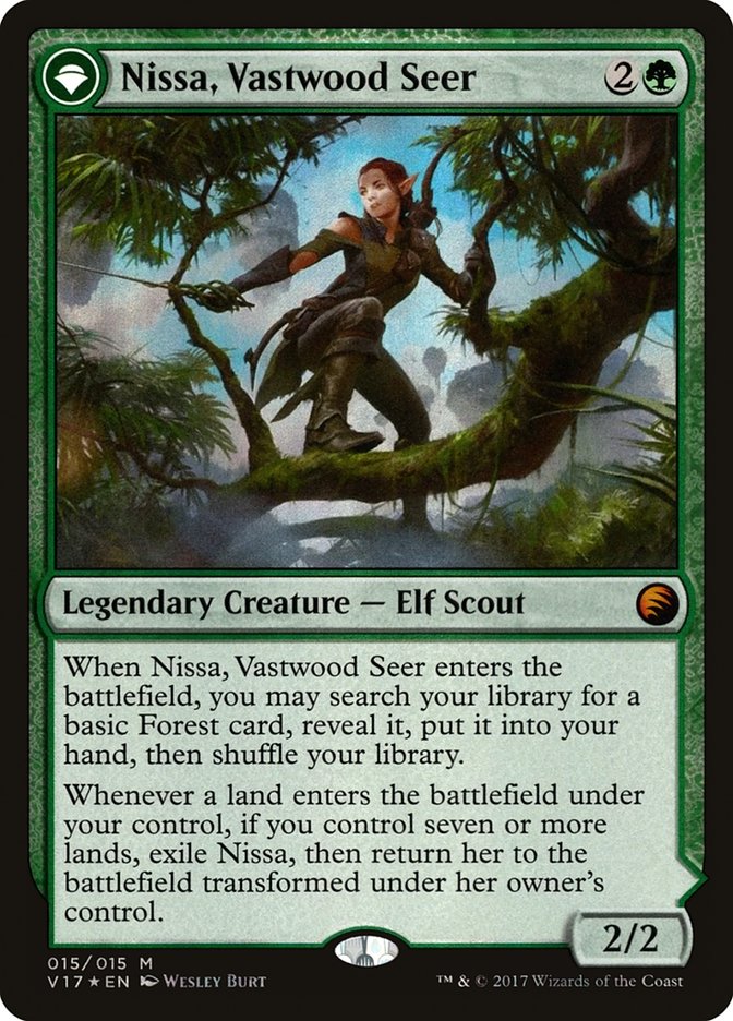 Nissa, Vastwood Seer // Nissa, Sage Animist [From the Vault: Transform] | Deep Dive Games St. Marys