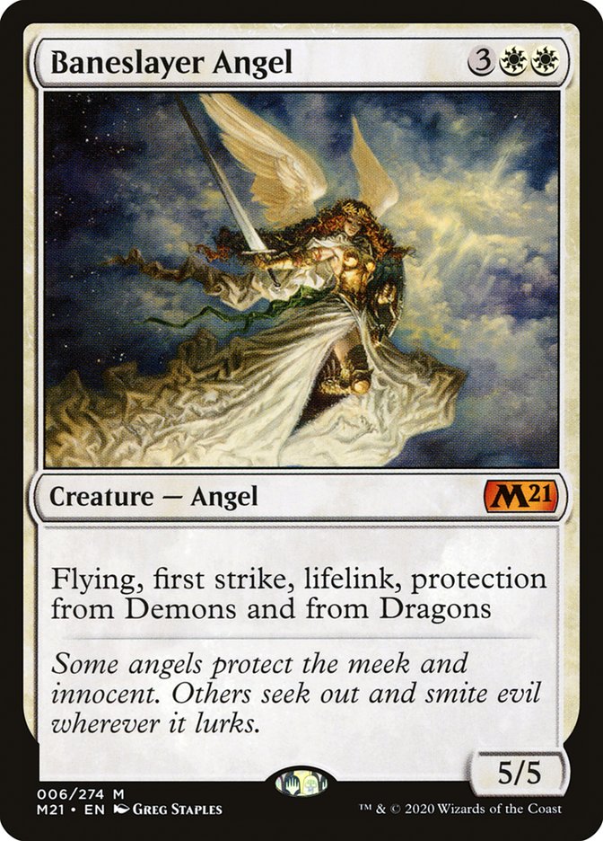 Baneslayer Angel [Core Set 2021] | Deep Dive Games St. Marys