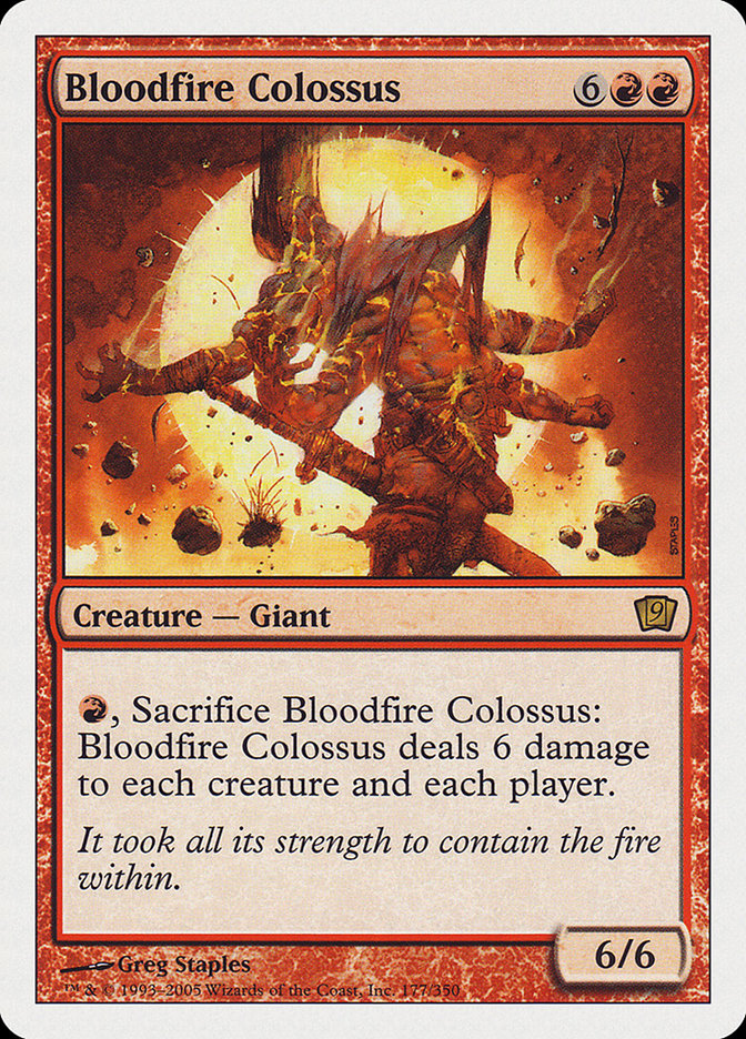 Bloodfire Colossus [Ninth Edition] | Deep Dive Games St. Marys