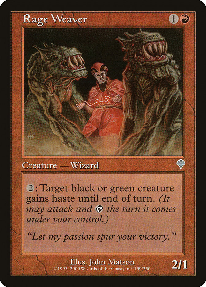 Rage Weaver [Invasion] | Deep Dive Games St. Marys