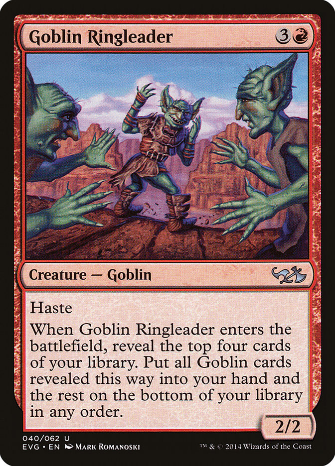 Goblin Ringleader (Elves vs. Goblins) [Duel Decks Anthology] | Deep Dive Games St. Marys