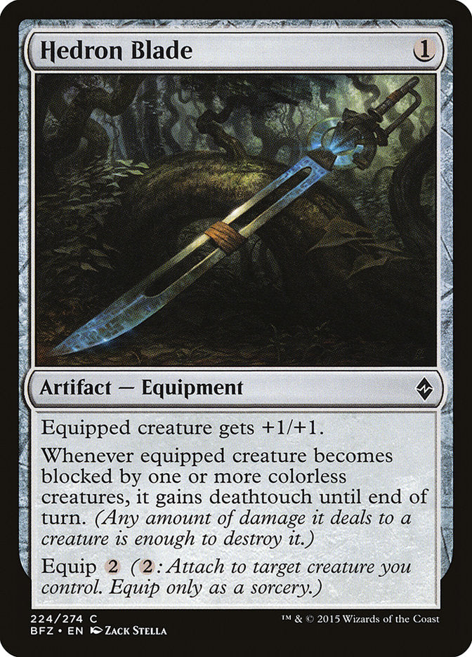 Hedron Blade [Battle for Zendikar] | Deep Dive Games St. Marys