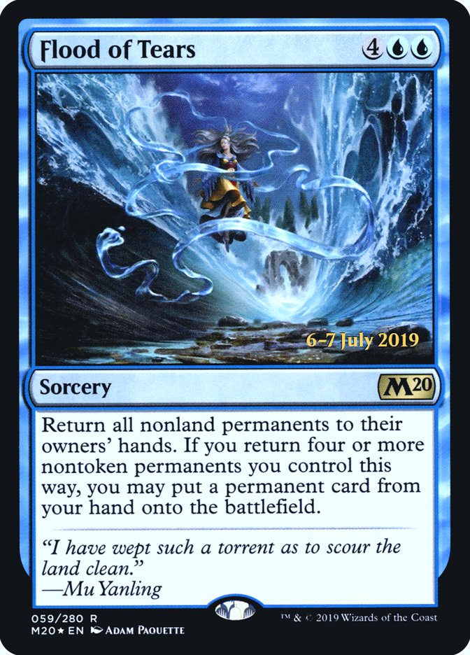 Flood of Tears [Core Set 2020 Prerelease Promos] | Deep Dive Games St. Marys