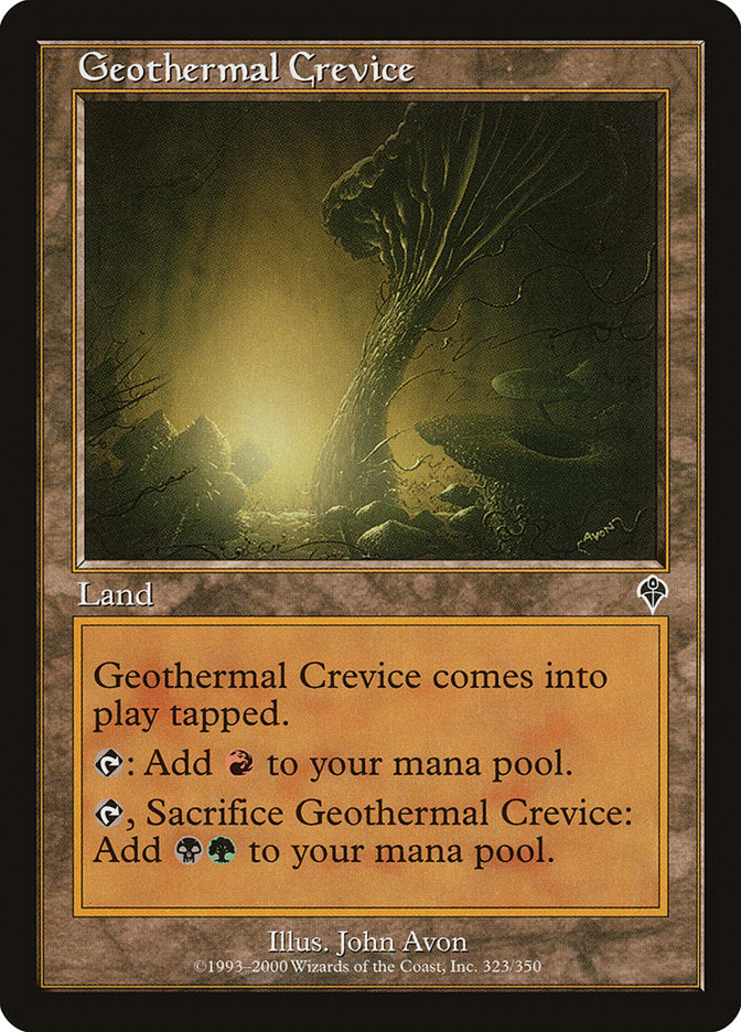 Geothermal Crevice [Invasion] | Deep Dive Games St. Marys