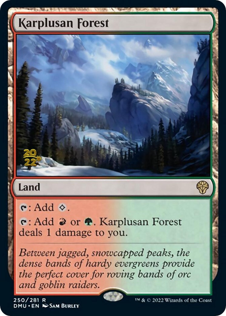 Karplusan Forest [Dominaria United Prerelease Promos] | Deep Dive Games St. Marys