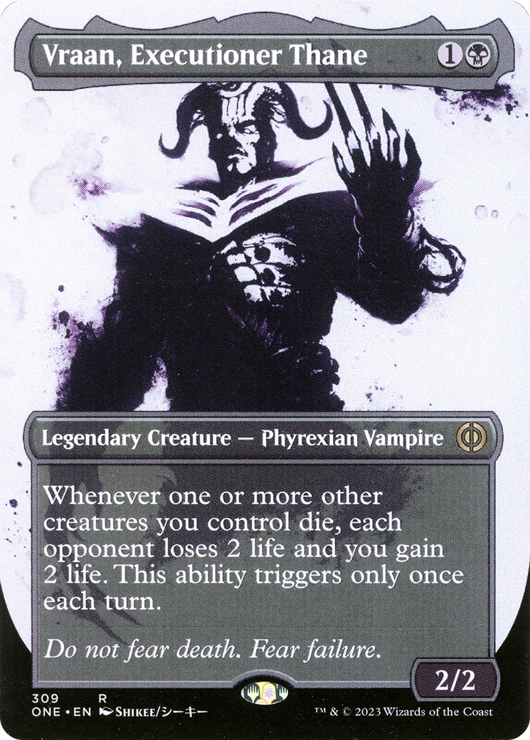 Vraan, Executioner Thane (Borderless Ichor) [Phyrexia: All Will Be One] | Deep Dive Games St. Marys