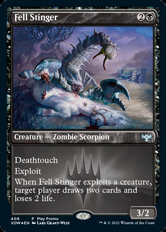 Fell Stinger (Play Promo) [Innistrad: Crimson Vow] | Deep Dive Games St. Marys