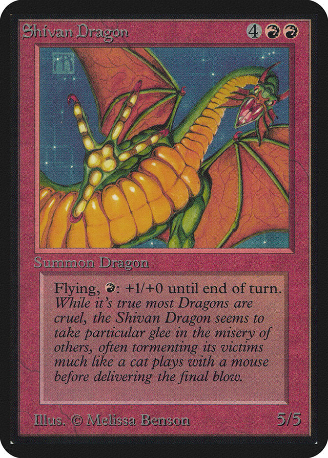 Shivan Dragon [Alpha Edition] | Deep Dive Games St. Marys