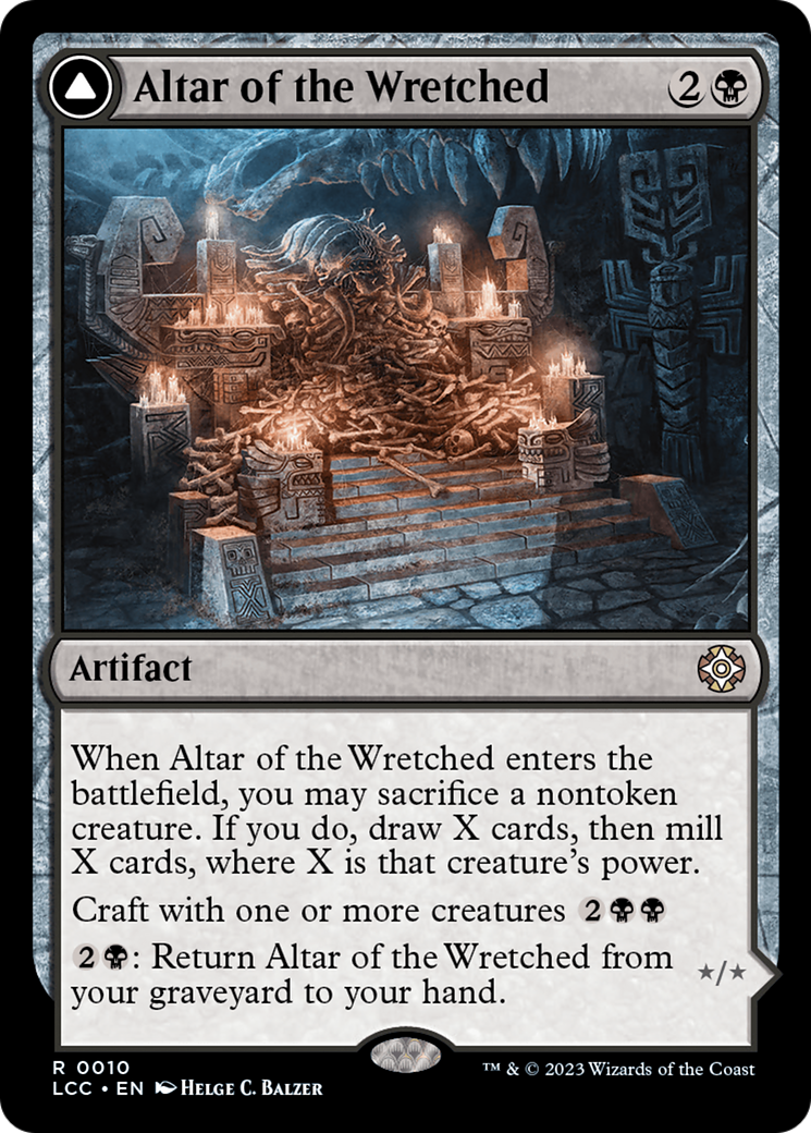 Altar of the Wretched // Wretched Bonemass [The Lost Caverns of Ixalan Commander] | Deep Dive Games St. Marys