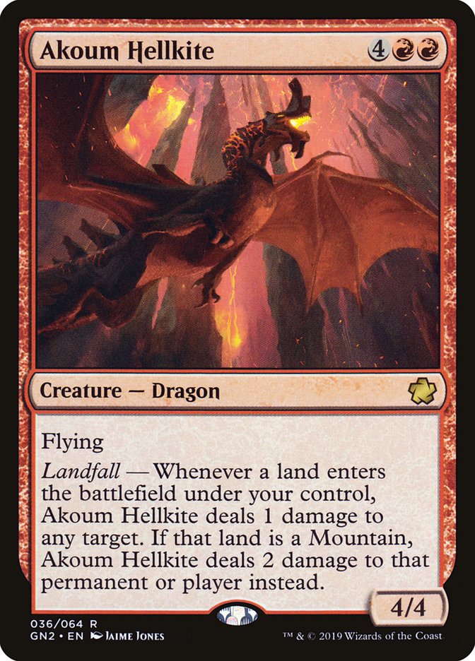 Akoum Hellkite [Game Night 2019] | Deep Dive Games St. Marys