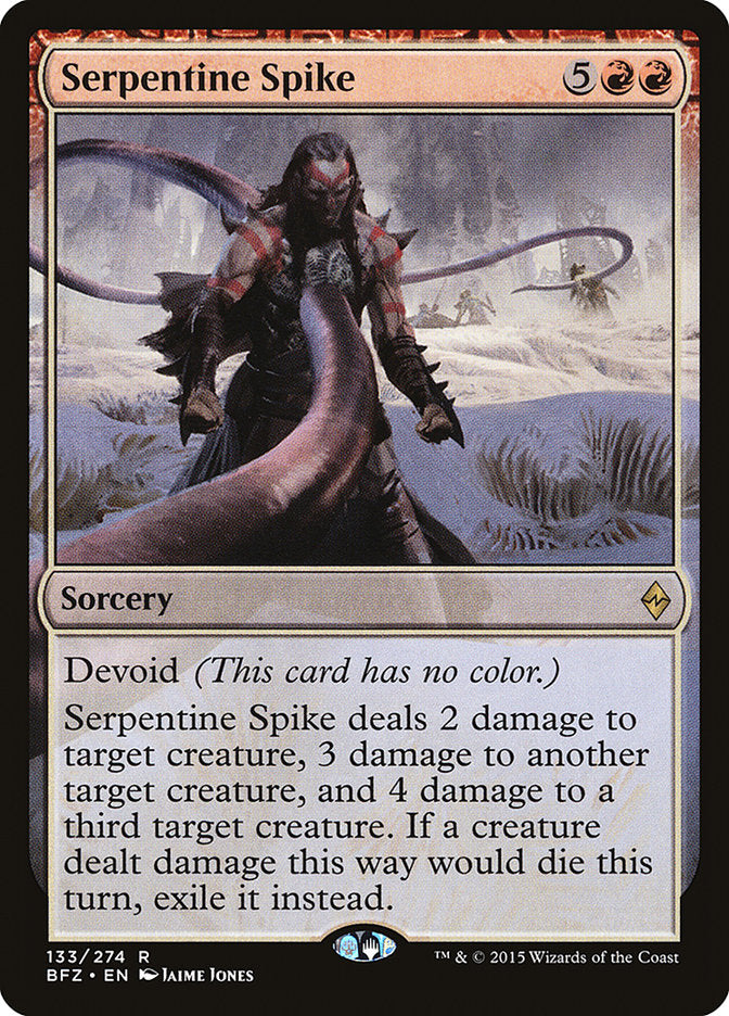 Serpentine Spike [Battle for Zendikar] | Deep Dive Games St. Marys