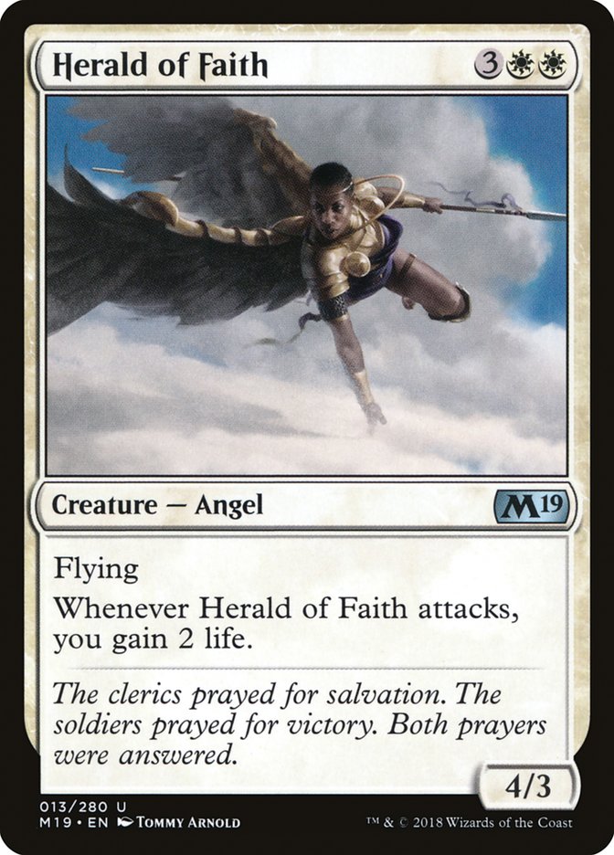 Herald of Faith [Core Set 2019] | Deep Dive Games St. Marys