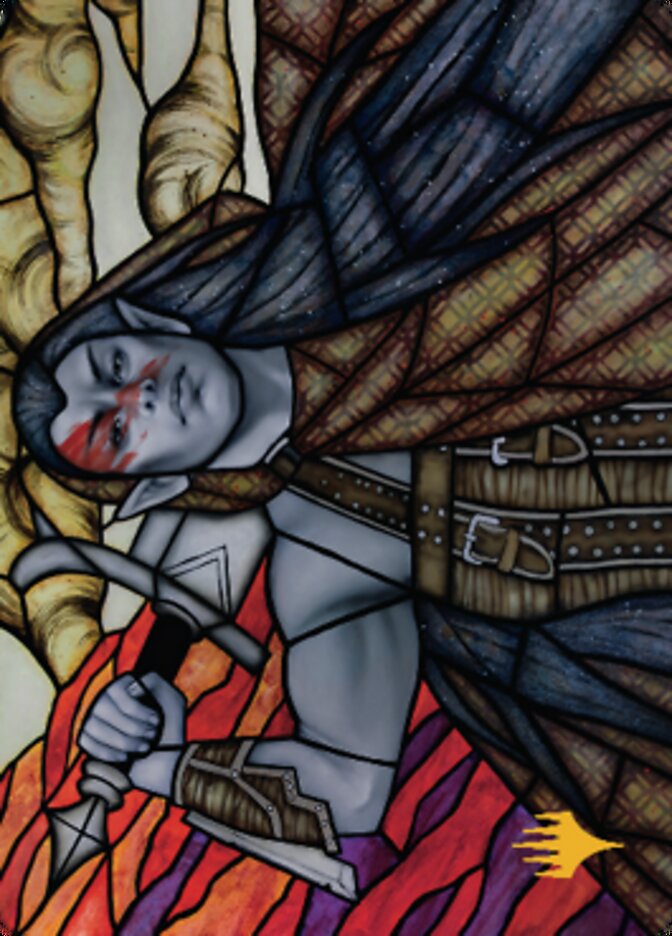 Radha, Coalition Warlord Art Card (Gold-Stamped Signature) [Dominaria United Art Series] | Deep Dive Games St. Marys