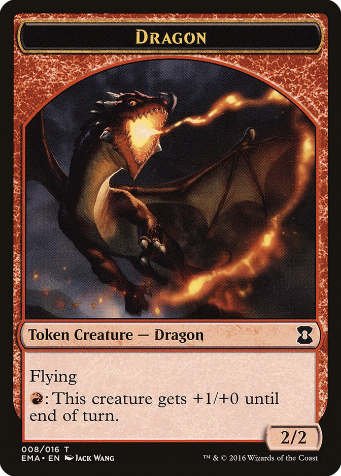 Dragon Token [Eternal Masters Tokens] | Deep Dive Games St. Marys