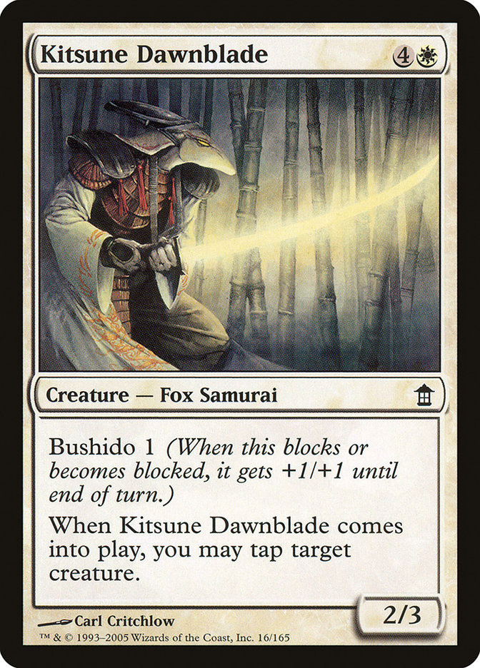 Kitsune Dawnblade [Saviors of Kamigawa] | Deep Dive Games St. Marys