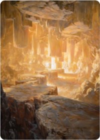 Pillarverge Pathway Art Card [Zendikar Rising Art Series] | Deep Dive Games St. Marys