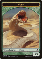 Unwavering Initiate // Wurm Double-Sided Token [Amonkhet Tokens] | Deep Dive Games St. Marys