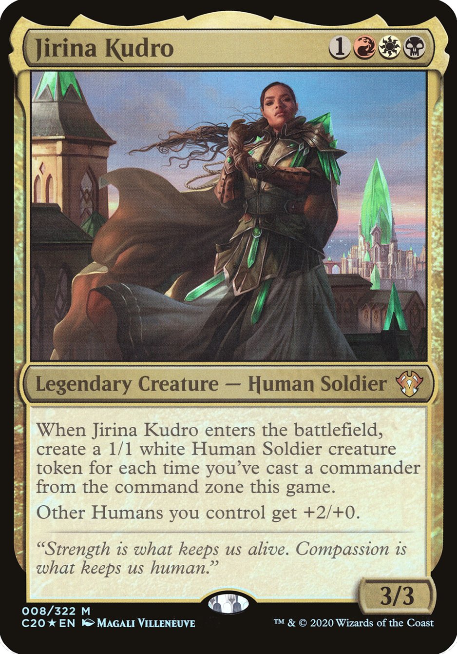 Jirina Kudro (Oversized) [Commander 2020 Oversized] | Deep Dive Games St. Marys