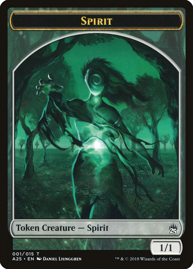 Spirit Token (001/015) [Masters 25 Tokens] | Deep Dive Games St. Marys