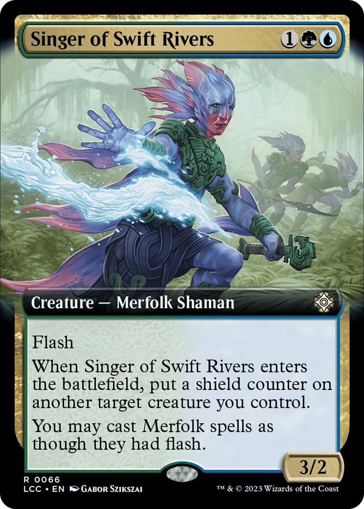 Singer of Swift Rivers (Extended Art) [The Lost Caverns of Ixalan Commander] | Deep Dive Games St. Marys