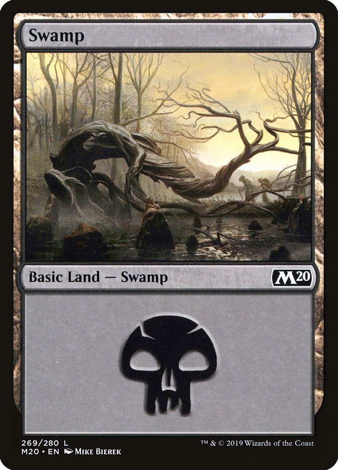 Swamp (269) [Core Set 2020] | Deep Dive Games St. Marys