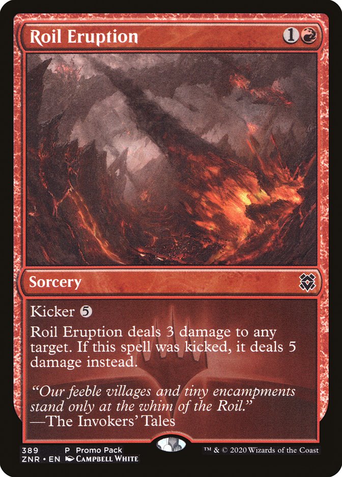 Roil Eruption (Promo Pack) [Zendikar Rising Promos] | Deep Dive Games St. Marys