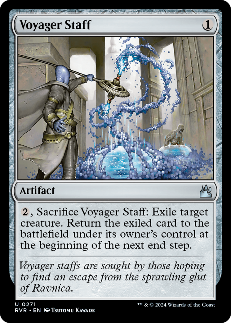 Voyager Staff [Ravnica Remastered] | Deep Dive Games St. Marys