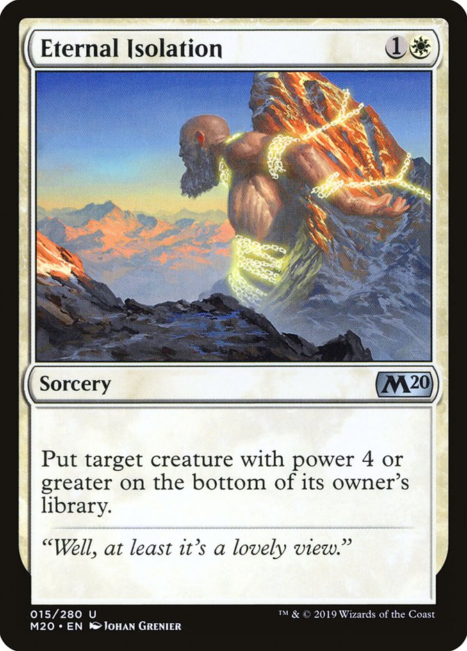 Eternal Isolation [Core Set 2020] | Deep Dive Games St. Marys