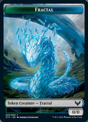 Elemental // Fractal Double-Sided Token [Strixhaven: School of Mages Tokens] | Deep Dive Games St. Marys