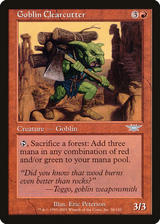 Goblin Clearcutter [Legions] | Deep Dive Games St. Marys