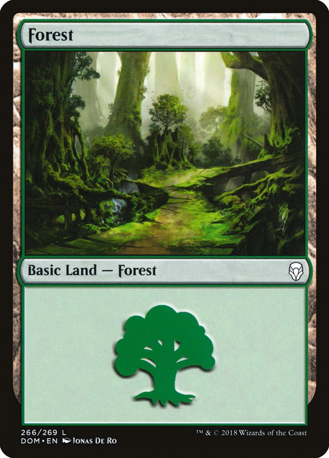 Forest (266) [Dominaria] | Deep Dive Games St. Marys