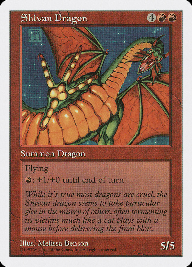 Shivan Dragon [Fifth Edition] | Deep Dive Games St. Marys