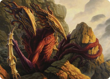 Two-Headed Sliver Art Card [Commander Masters Art Series] | Deep Dive Games St. Marys