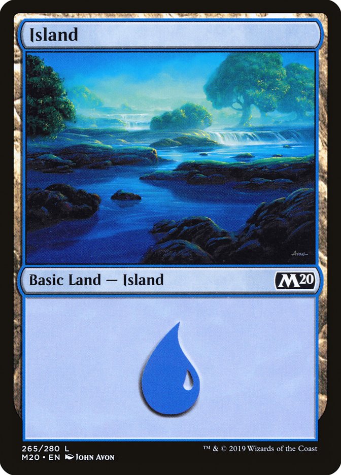 Island (265) [Core Set 2020] | Deep Dive Games St. Marys