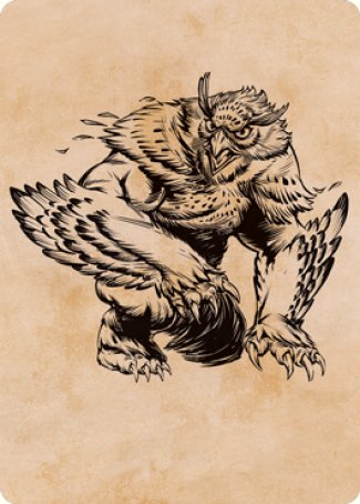 Owlbear (Showcase) Art Card [Dungeons & Dragons: Adventures in the Forgotten Realms Art Series] | Deep Dive Games St. Marys