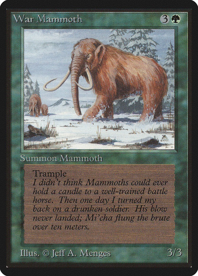 War Mammoth [Beta Edition] | Deep Dive Games St. Marys