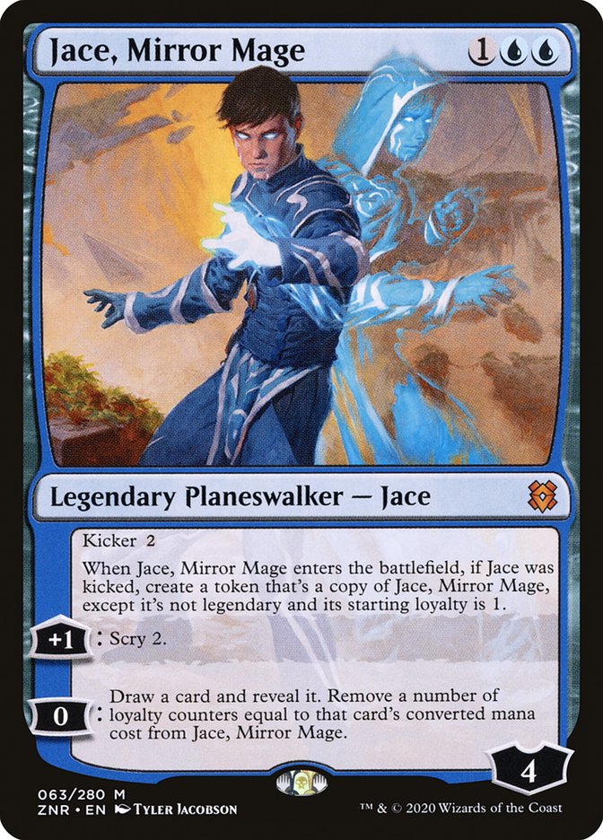 Jace, Mirror Mage [Zendikar Rising] | Deep Dive Games St. Marys