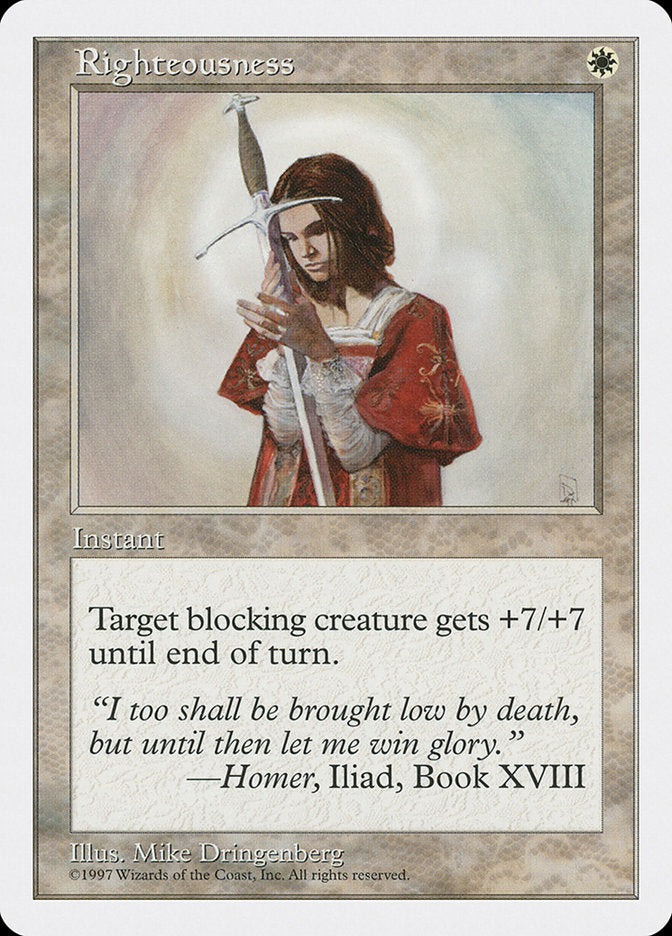 Righteousness [Fifth Edition] | Deep Dive Games St. Marys