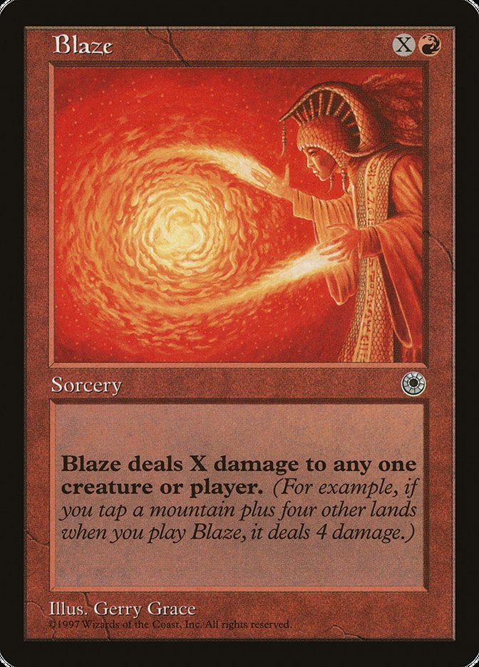 Blaze (No Flavor Text) [Portal] | Deep Dive Games St. Marys