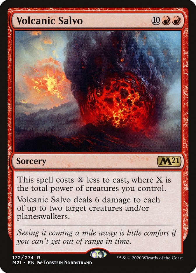 Volcanic Salvo [Core Set 2021] | Deep Dive Games St. Marys